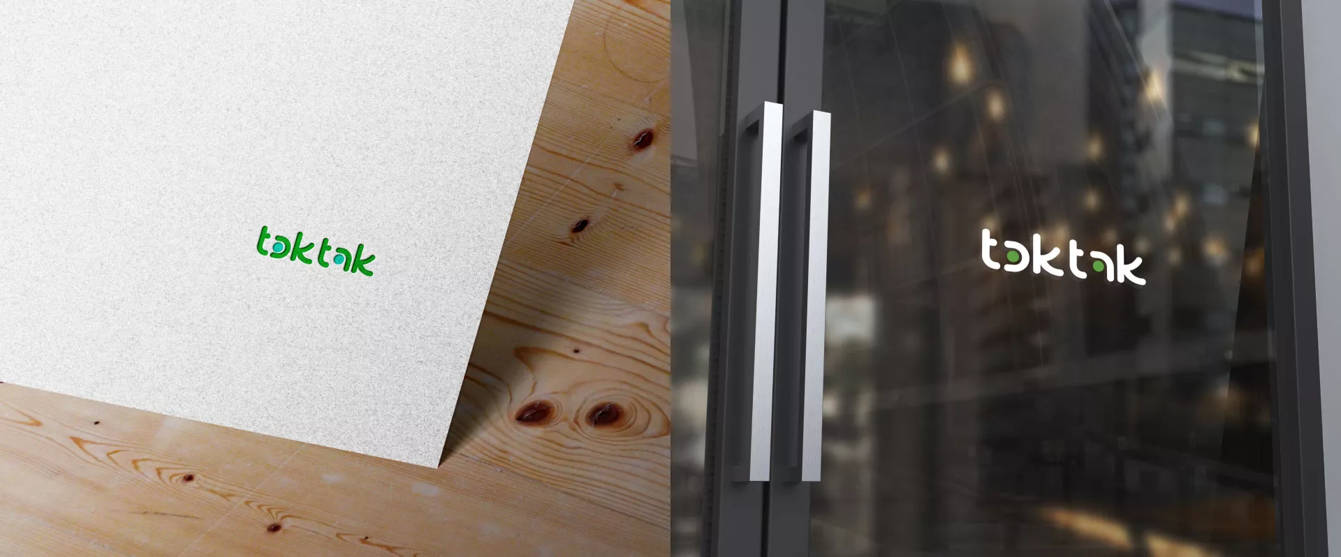 Разработка логотипа компании «Ток-Так» в Камне-на-Оби
